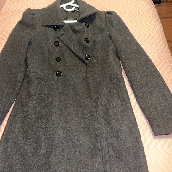 Forever 21 Jackets & Coats Forever 2 Womens Pea Coat Gray Wool